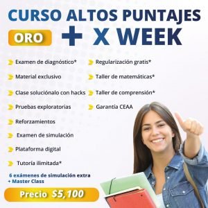 Curso de altos puntajes Oro + x WEEK
